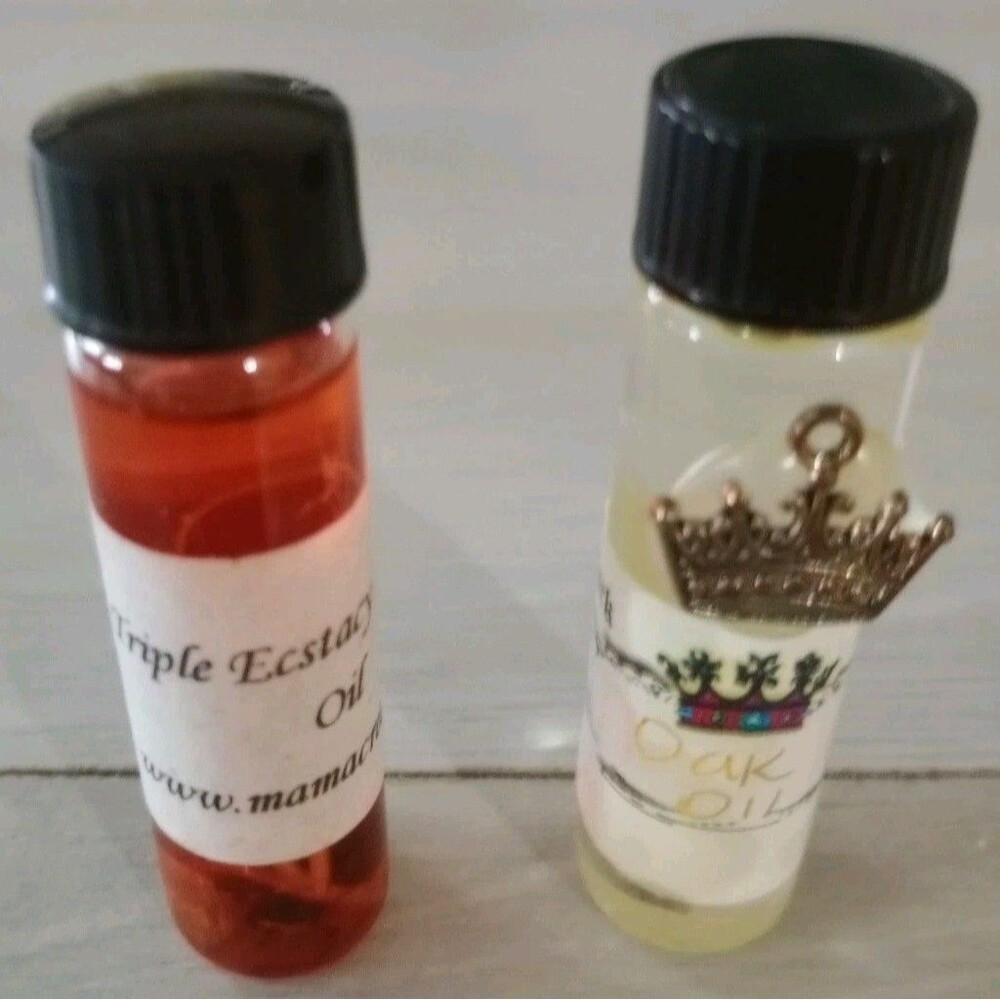 Triple Ecstasy & Oak Oil, Manifest  Intense Love, Endurance, Luck & Success  .25